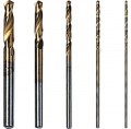 Proskit Drill Set - 5pcs High Speed Drill Bit Set (0.5-1.0-1.5-2.5-3.0mm)
